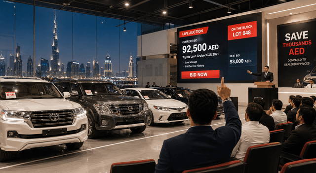Car Auction vs Dealer in UAE: Where Do You Actually Get a Better Deal?