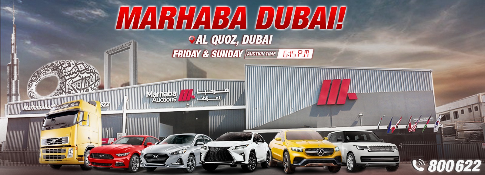 Marhaba Auctions in Sharjah,Dubai,UAE |New Used car auto